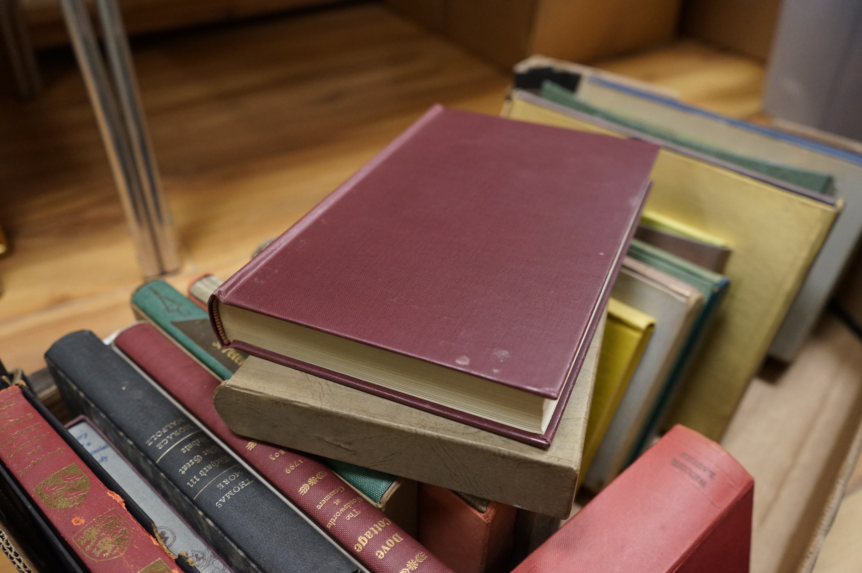 A collection of eighteen Folio Society books to include St Peter’s Umbrella and the Autobiography of Benvenuto Cellini